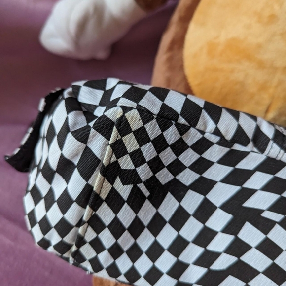 hello kitty x loungefly purse Blue, yellow, pink, black white checkered - Picture 4 of 8